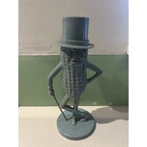 Iconic Snack Mascot: Vintage Planters Mr. Peanut 8.5” Coin Bank